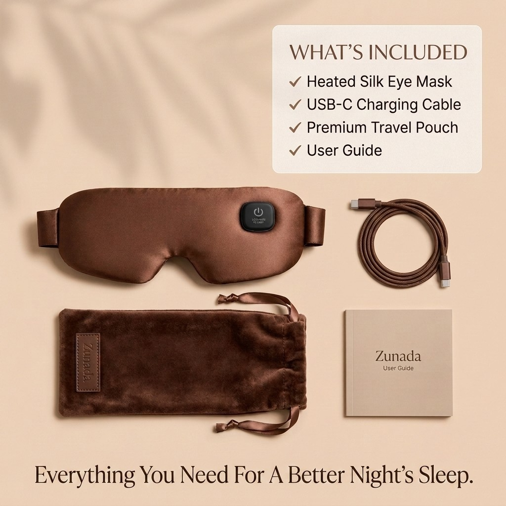 Zunada Heated Silk Eye Mask