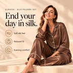 Ensemble pyjama en soie Zunada