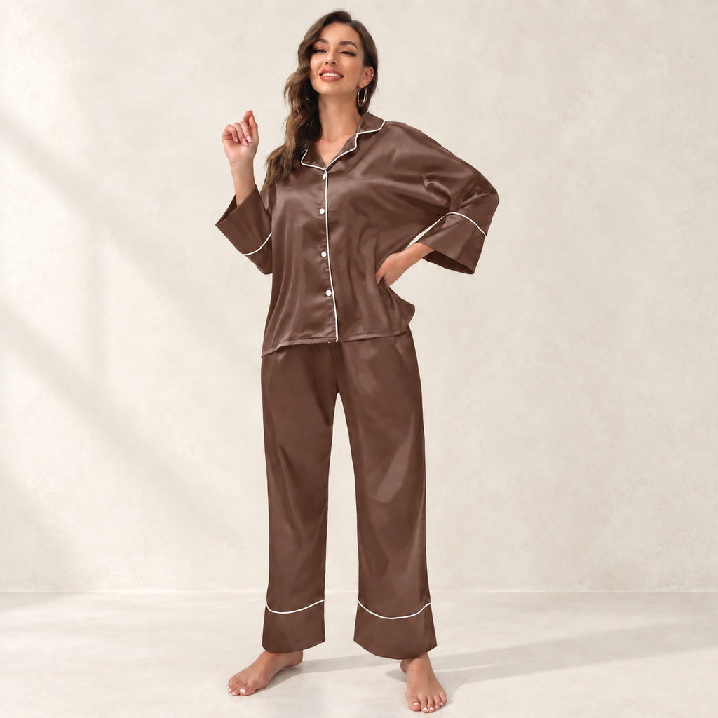 Ensemble pyjama en soie Zunada