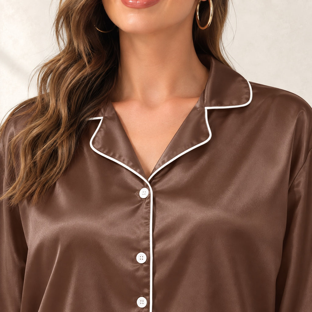 Ensemble pyjama en soie Zunada