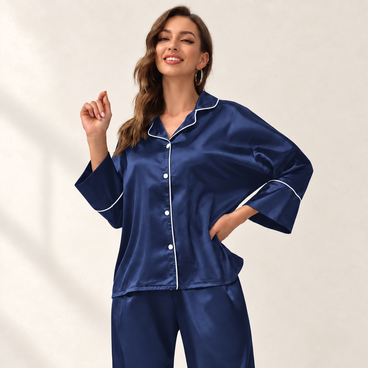 Ensemble pyjama en soie Zunada