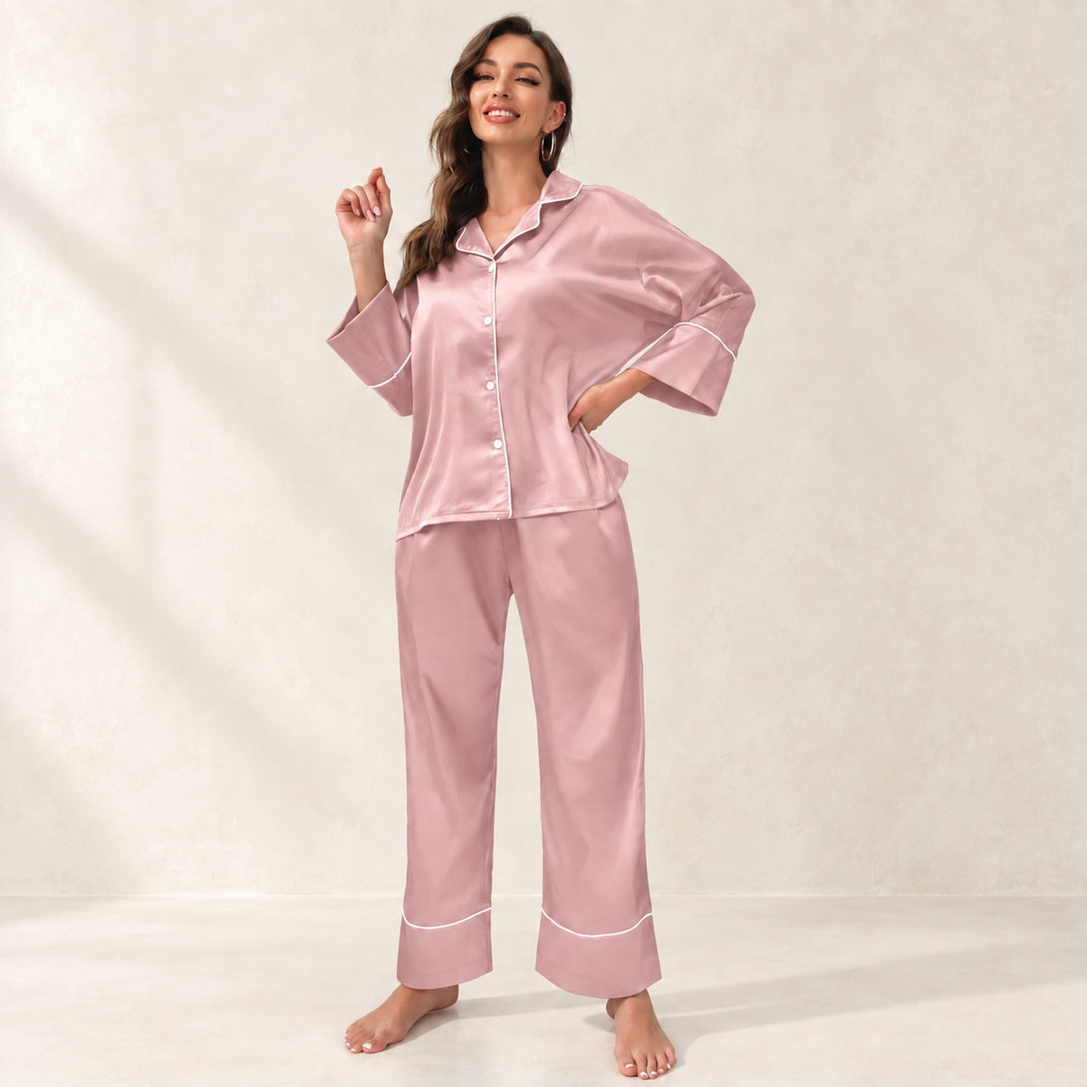 Ensemble pyjama en soie Zunada
