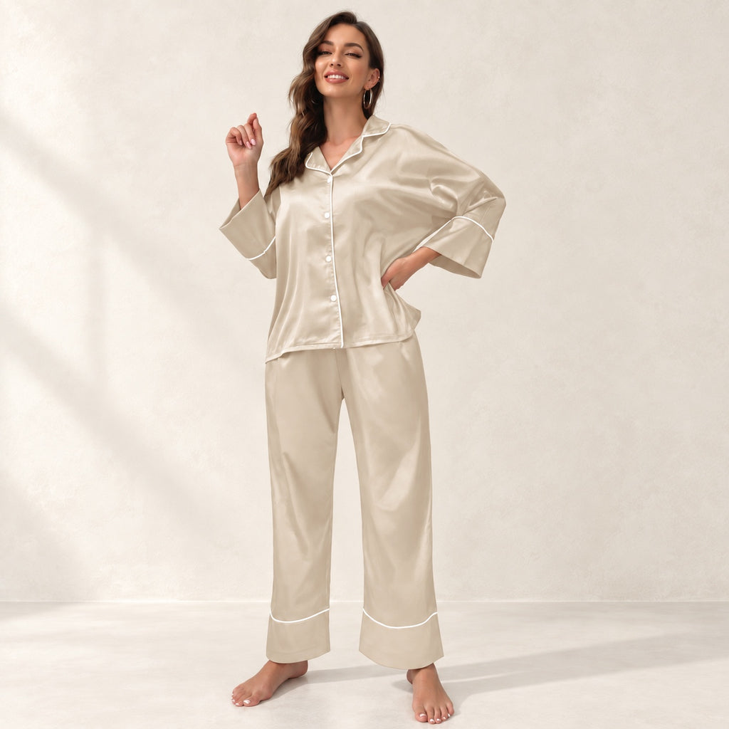 Ensemble pyjama en soie Zunada