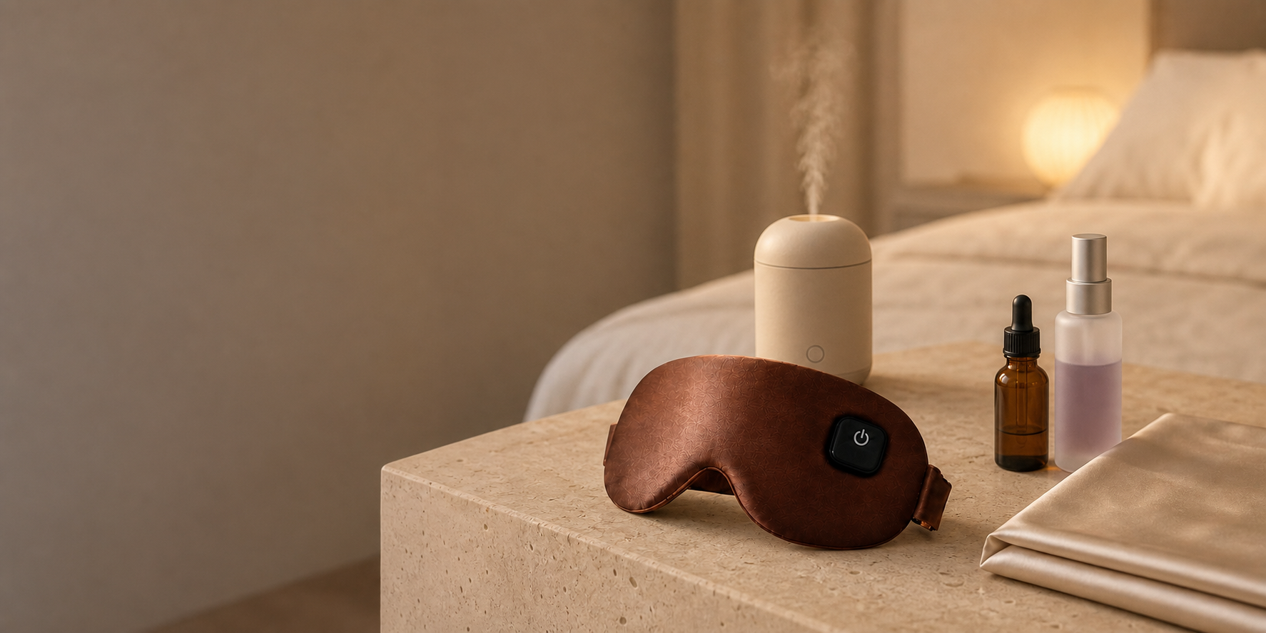 Zunada sleep essentials in a warm premium bedroom
