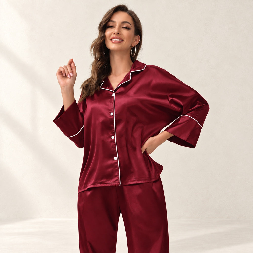 Ensemble pyjama en soie Zunada