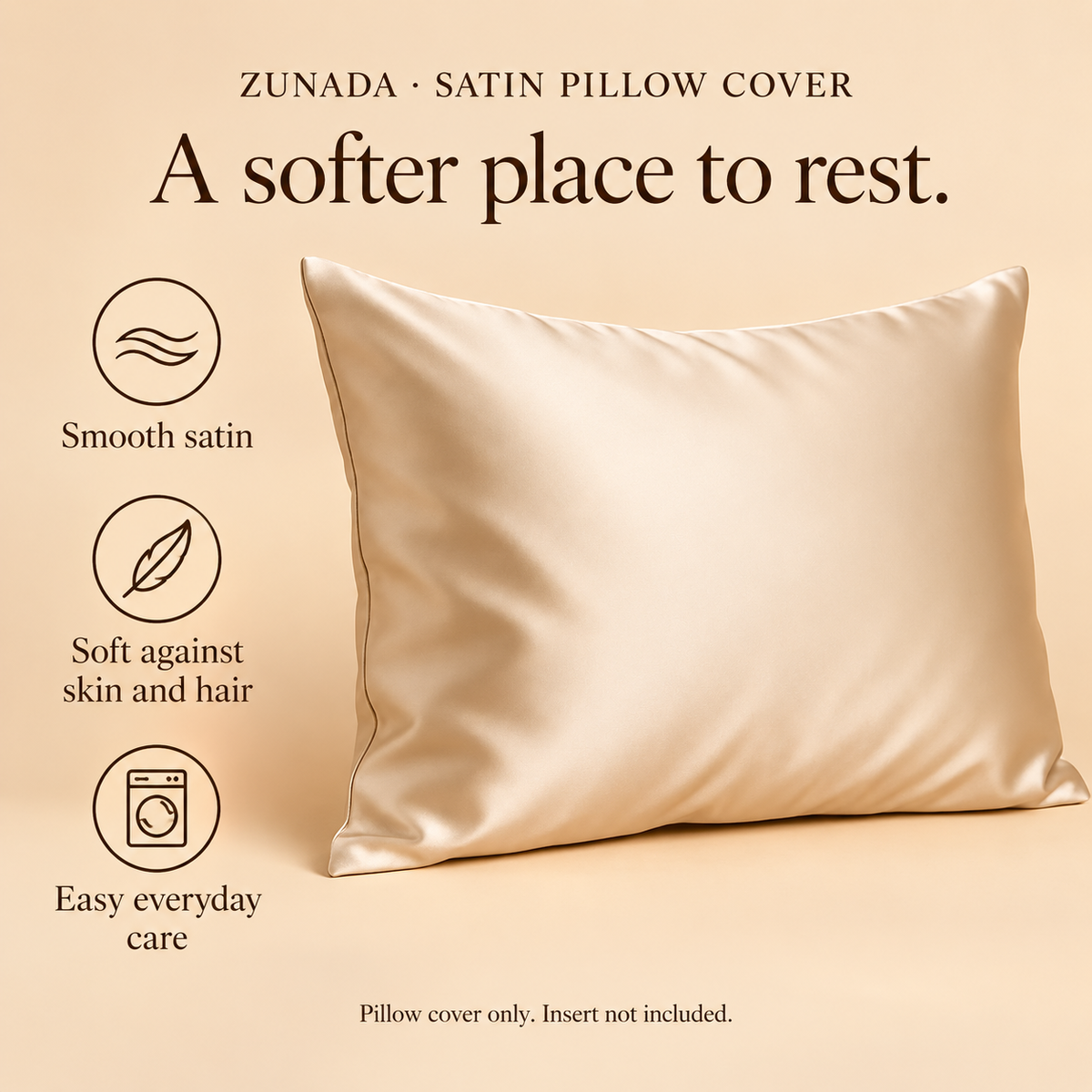 satin pillow cover — Product features